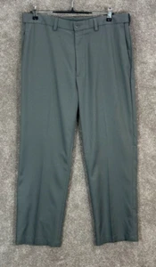 Haggar Pants Mens 36X30 Gray Measures 36X30 Cool 18 Pro Classic Fit Golf Slacks - Picture 1 of 9
