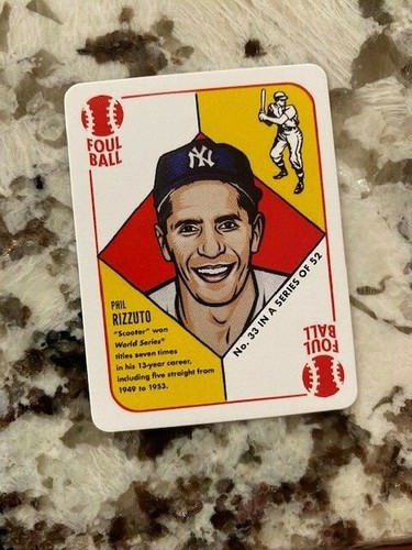 1951 TOPPS by BLAKE JAMIESON WAVE 3 CARD NEW YORK YANKEES PHIL RIZZUTO ...