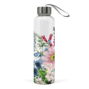 Glass Water Bottle "Floraculture" (price includes shipping) - Picture 1 of 1