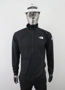 Mens North Face Summit 1/2 Zip Futurefleece Fleece Sweater Pullover Jacket Black - Picture 1 of 12