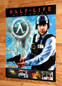 2001 Half-Life Blue Shift / Lara Croft Tomb Raider Dreamcast Rare Vintage Poster - Bild 1 von 4