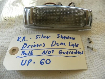 1966-1980 Rolls Royce Silver Shadow Bentley T I II Driver's Dome Light Foto 1 de 4