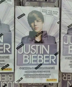 FULL SEALED BOX: 9 PACKS 2010 Panini Justin Bieber & Drake Rookie 1st Print RARE - Picture 1 of 7