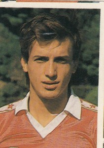 Football sticker SEMIR TUCE FC Velez Mostar Yugoslavia edition Euro cups 1988