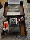 Vintage Polaroid Model J66 Land Camera With Leather Case flash bulbs And Book