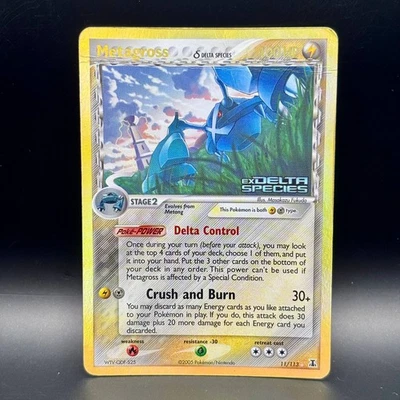 Metagross 11/113 [STAMPED] – EX Delta Species – Rare Holo 2005 Pokémon TCG - Immagine 1 di 4