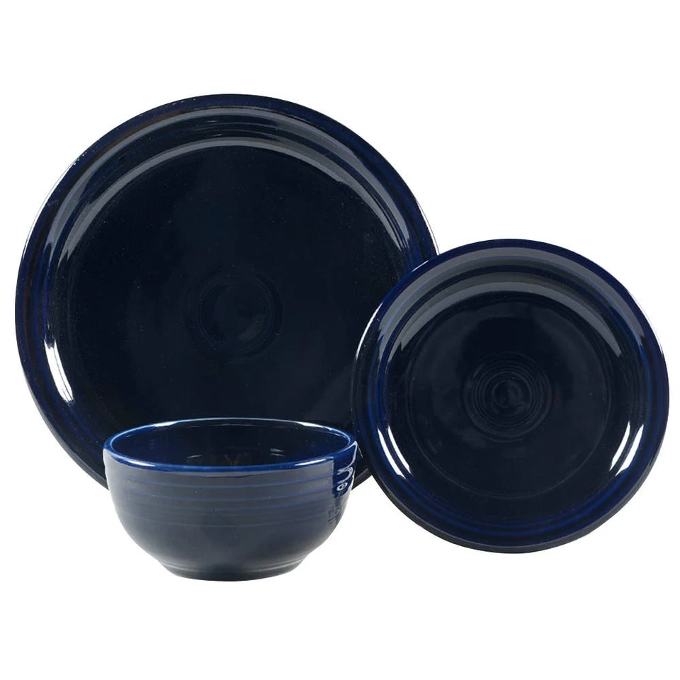 Homer Laughlin Fiesta Azul Cobalto Bistro Set 10967040 Foto 1 de 1