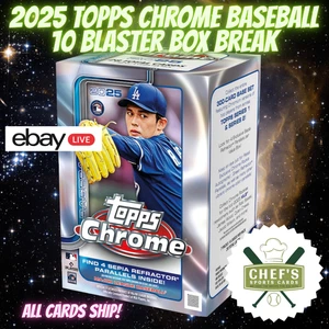PITTSBURGH PIRATES - 2025 TOPPS CHROME 1/4 BLASTER CASE (10 BOX) BREAK #3 - Bild 1 von 1