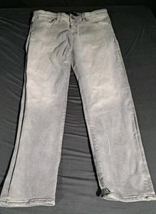 Herren 36 x 32 Jeans Jordan Craig Grey Aaron Skinny Distressed - Bild 1 von 11