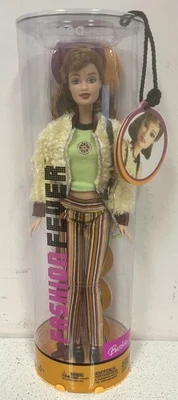 2004 Barbie Fashion Fever Wave B Teresa Doll H0666 Yellow Brown Outfit NRFB Rare - Image 1 of 3