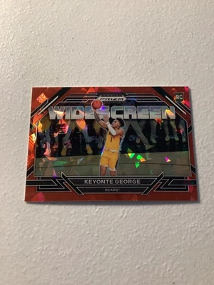 2023 Panini Prizm Draft Picks - Widescreen Keyonte George #14 Red Ice Prizm (RC) - Image 1 of 2