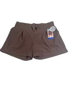 Mondetta MPG Stretch Performance Shorts pilzbraun Damen L 5" Schrittlänge neu mit Etikett - Bild 1 von 8
