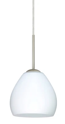 Besa Lighting 1BT-412207-LED-SN Bolla Pendant Satin Nickel - Image 1 of 2