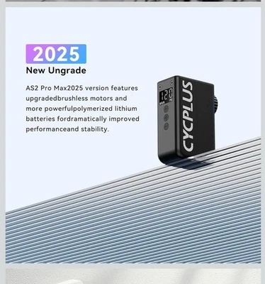 CYCPLUS AS2 Pro Max (New 2025 Upgraded Model) Electric Bike Tyre Pump 120PSI ✅✅ - Image 1 of 4