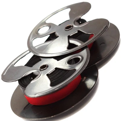 Royal HH Manual Desktop Typewriter Twin Metal Spools with Black & Red Ribbon - Image 1 of 4