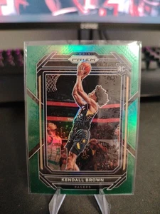 2022-23 Panini Prizm - Kendall Brown #225 Green Prizm (RC) - Bild 1 von 1