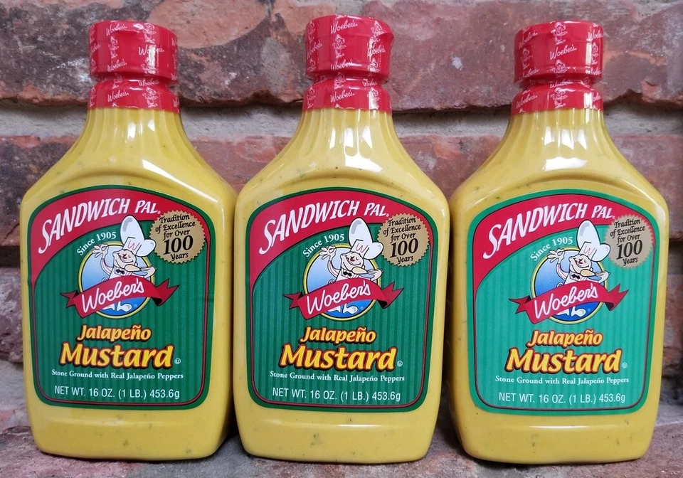 Woeber's Sandwich PAL Jalapeno Mustard 16oz