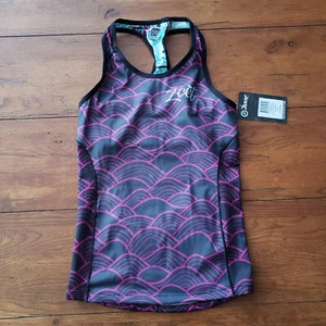 ZOOT Womens Small LTD Tri Racerback Triathlon Top Shirt Purple S Aloha 19 - Picture 1 of 6