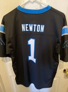 Cam Newton Jersey Size Youth XL Carolina Panthers NFL Players Black Edition - Picture 1 of 9