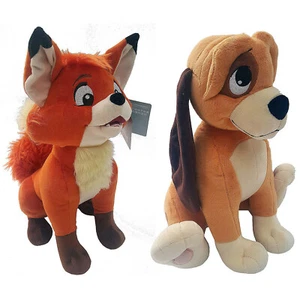 Disney Store Fox & Hound Plush Tod Copper Medium Soft Toy Teddy Dog Fox Official - Picture 1 of 8