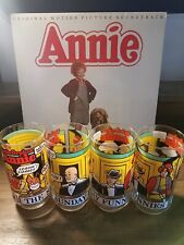 Little Orphan Annie Drinking glasses 1976