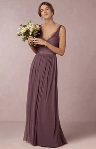 NEW $250 BHLDN Hitherto Fleur Dress In Purple Bridesmaids Size 4 Z420-7 - Bild 1 von 2