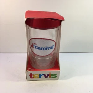 Bicchiere tervis 16 oz con coperchio Carnival Cruise Lines nuovo mai usato - Foto 1 di 7