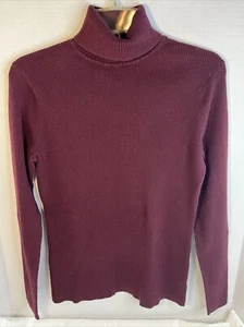 Eddie Baeur Mauve Large Turtleneck Warm Cozy - Picture 1 of 5