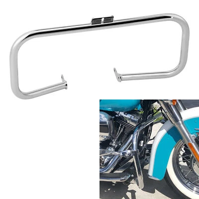 Engine Guard Highway Crash Bar Fit For Harley Heritage Softail Slim FatBoy 00-17 - Image 1 of 4