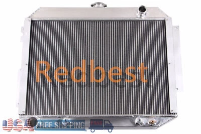 Radiador de aluminio de 3 filas para Dodge Plymouth/Chrysler Newport Imperia 1966-1970 7,2 L V8 Foto 1 de 4
