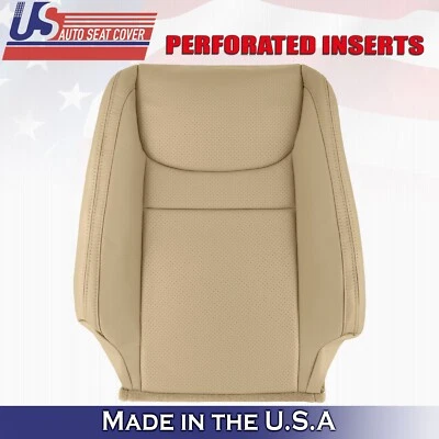 2001 2002 2003 Fits Toyota Highlander Driver Top Perforated Leather Cover Tan - Image 1 of 4