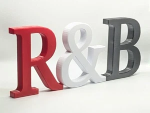 Large Free Standing Letter, Wedding Table Display, Free Standing Letters, Letter - Afbeelding 1 van 19