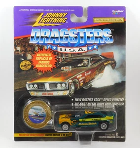 Coche Johnny Lightning Green '71 Motown Shaker Al Bergler Dragsters EE. UU. - Imagen 1 de 6