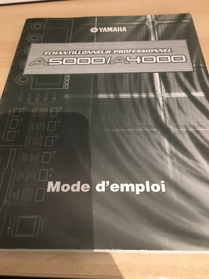 Yamaha A5000 A4000 Manual Francais Sampler Synthesizer - Bild 1 von 1