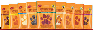 Pet Munchies Natural Dog Treats Healthy 100% Meat Jerky Low Fat