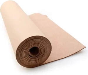 Genuine Vegetable-Tanned Leather Cowhide Tooling Leather Pre-Cut Leathercraft - Picture 1 of 35
