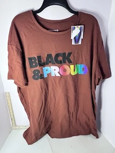 Adults Target Brand “Pride” T-shirt Black & Gay Pride Size XL New Burnt Orange - Picture 1 of 3