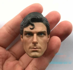 Figurine articulée jouets Superman Christopher Reeve 1/6 modèle sculpture tête pour 12 pouces cadeau - Photo 1/6