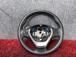 BMW 2012-2020 F30 F32 F36 STEERING WHEEL SPORT HEATED W/ PADDLE SHIFTERS OEM 28K - Picture 1 of 17