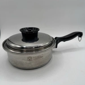 Chef's Ware Townecraft T304 Multi Core Sauce Pan Stainless Steel 8.5" w/ Lid - Picture 1 of 16
