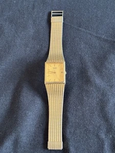 VINTAGE 1980’S GOLD TONE SEIKO QUARTZ WATCH 5P32-5239 STAMPED 745505 - Picture 1 of 4