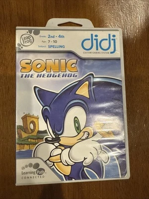 LeapFrog Didj Sonic the Hedgehog Custom Learning Game Spelling Grade 2nd - 4th - Image 1 of 3