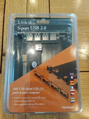 Belkin PCI 5 Port USB2.0 Expansion Card. Brand New Boxed -Retro - Image 1 of 4