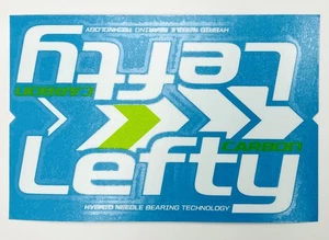 Cannondale Lefty Wrap Decal/Sticker White + green - Picture 1 of 1