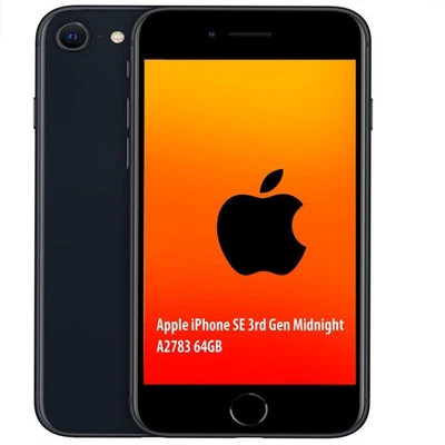 Apple IPHONE Se ( 3rd Gén. ) 2022 Minuit A2783 64GB 5G Noir - Photo 1/4