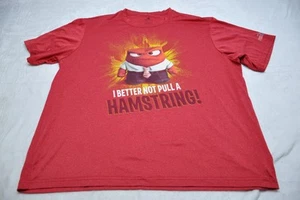 Disney Inside Out Shirt Mens XL Anger I Better Not Pull Hamstring runDisney Tee - Picture 1 of 8