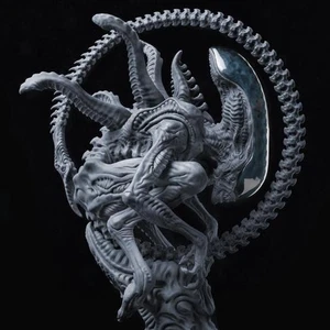 Alien - ruhender Xenomorph | 3D gedruckte Figur | 12k Auflösung ohne Schichtlinien | - Bild 1 von 8