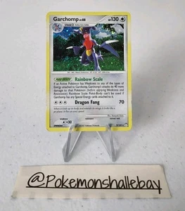 Garchomp 9/123 - Diamond & Pearl Mysterious Treasures *DMG* Holo Pokemon Card - Picture 1 of 6