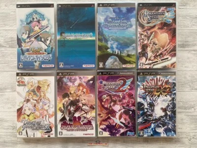 SONY PSP Tales of The World Radiant Mythology 1 2 3 X Twin Brave & Phantasy Star - Image 1 of 4