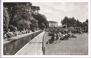 POSTCARD THE CHILDREN'S CORNER BOURNEMOUTH CIRCA 1940'S  - Picture 1 of 2